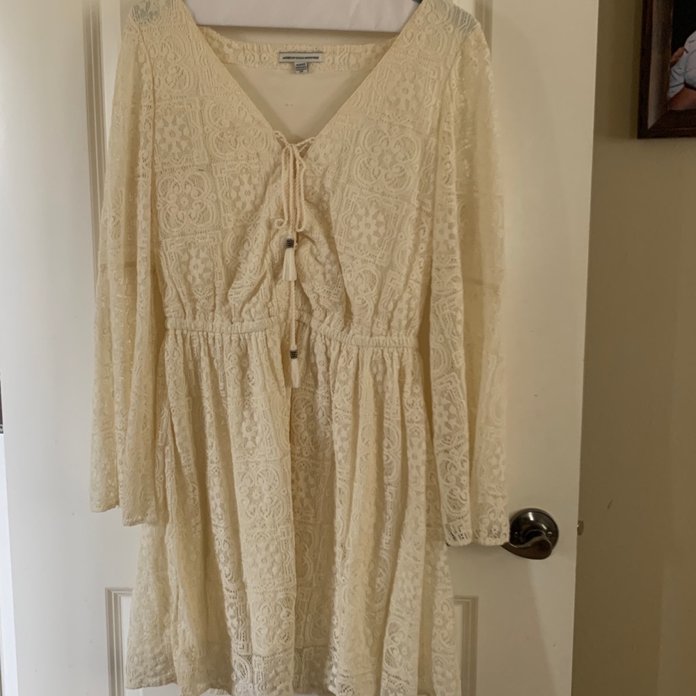 White / Cream Lace Dress